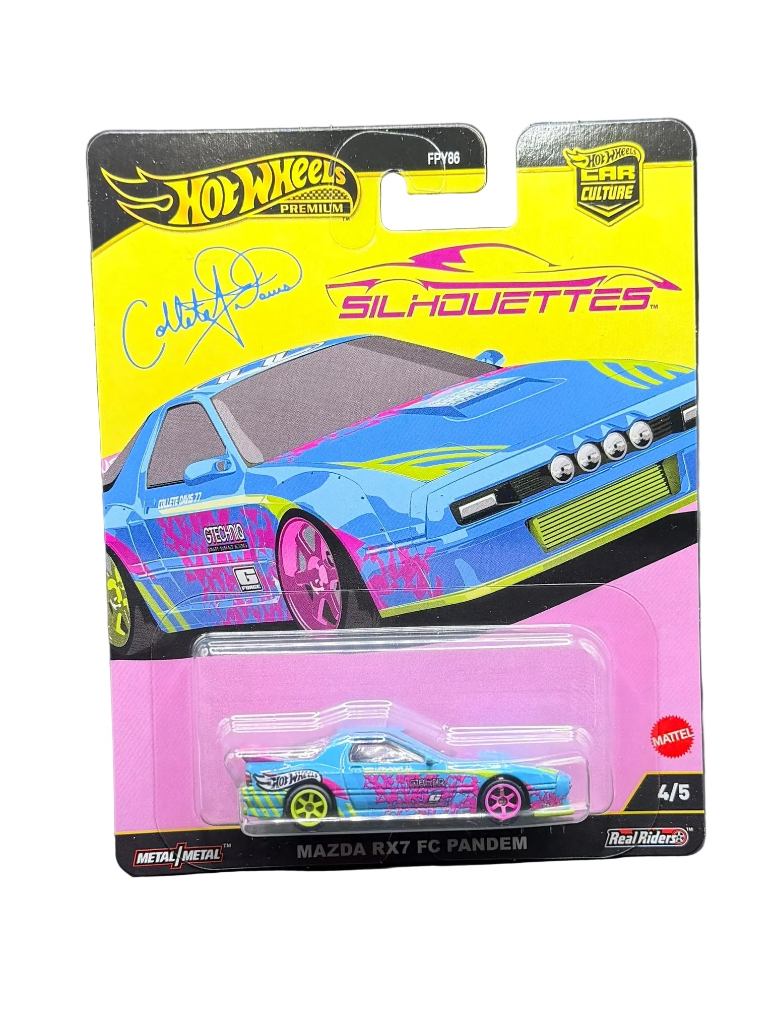 Hot Wheels Premium Car Culture Silhouettes Mazda RX7 FC Pandem